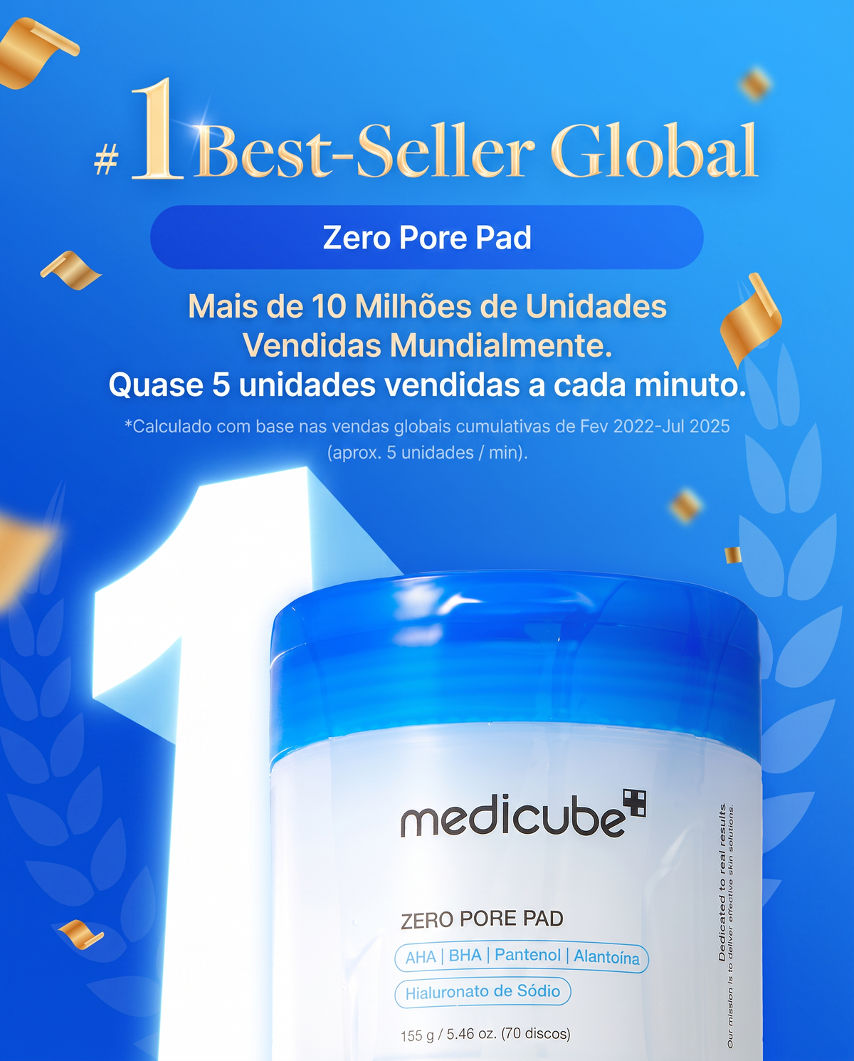 Medicube Zero Pore — Discos embebidos
