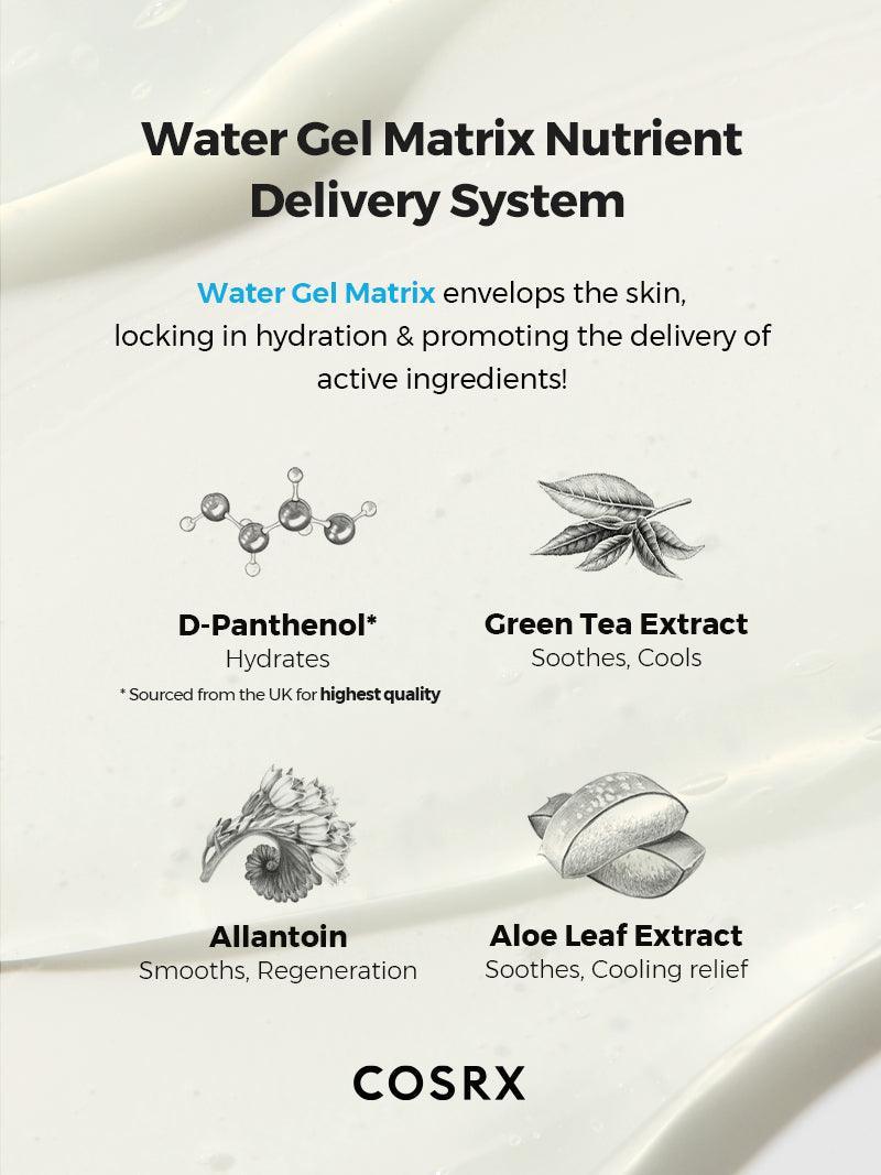 COSRX Hydrium Green Tea Aqua Soothing Gel Cream — Gel-Creme 50 ml — foto oficial da marca