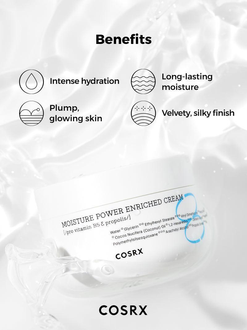 COSRX Hydrium Moisture Power Enriched Cream — Creme Facial 50 ml — foto oficial da marca