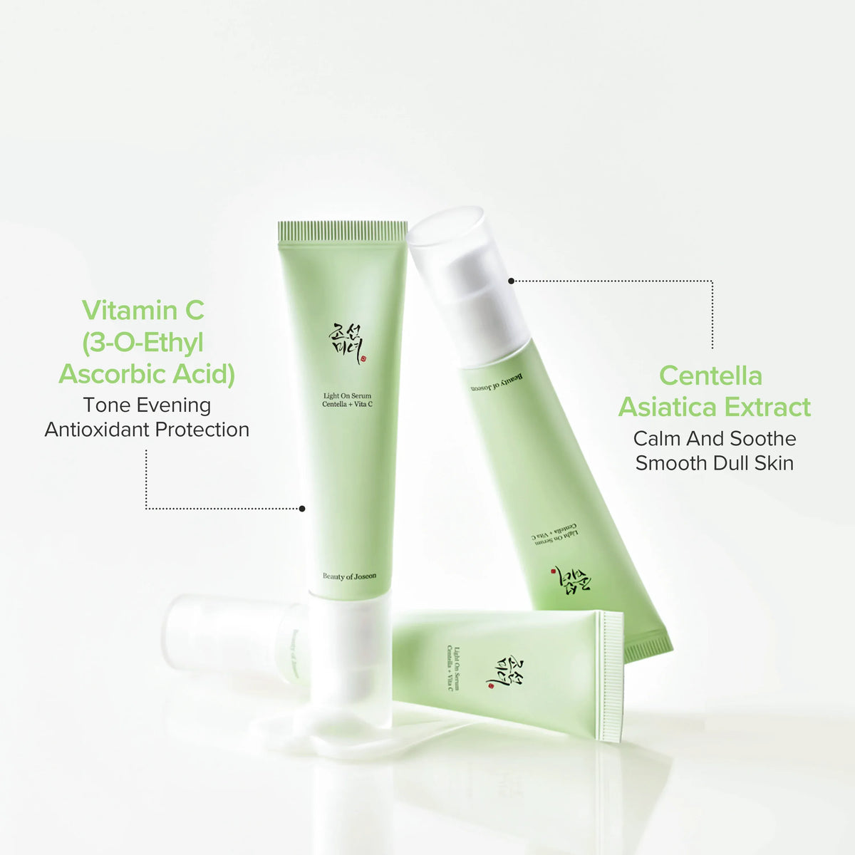 Beauty of Joseon Light On Serum: Centella + Vita C — Sérum facial 30 ml — foto oficial da marca