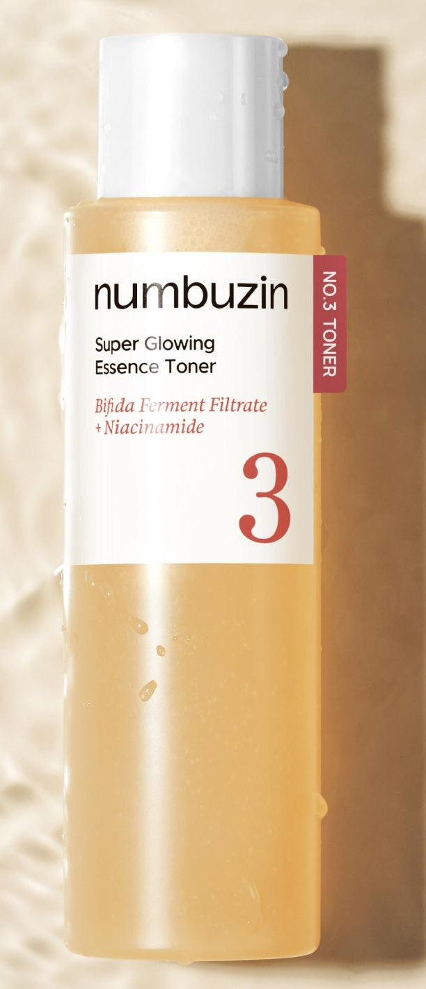 numbuzin No.3 Super Glowing — Tônico-essência facial, 200 ml