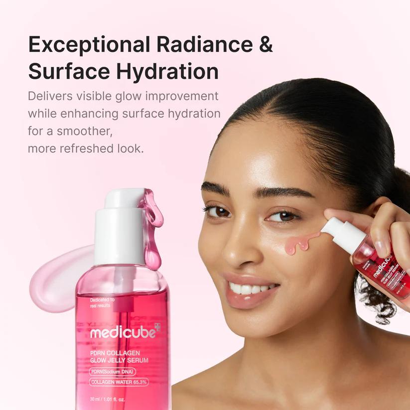 Medicube PDRN Pink Collagen Glow Jelly — Sérum facial