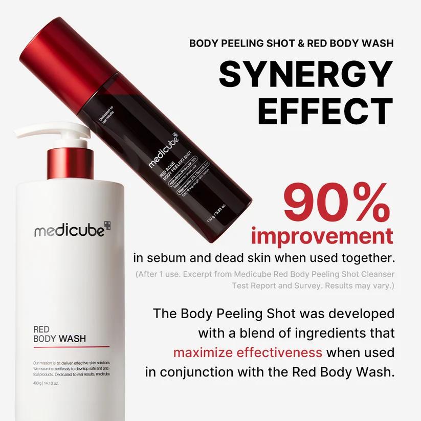 Medicube Red Body Peeling Shot — Esfoliante corporal