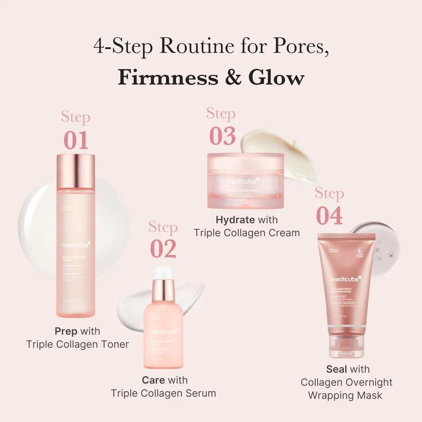 Medicube Triple Collagen Toner 4.0 — Tônico Facial 140 ml