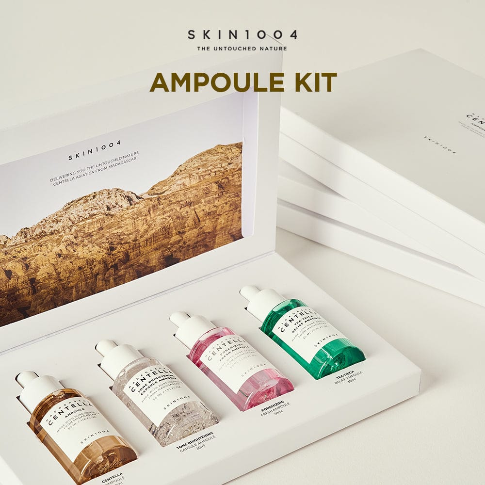 SKIN1004 Madagascar Centella Ampoule Kit — 4 Ampolas de 30 ml — foto oficial da marca