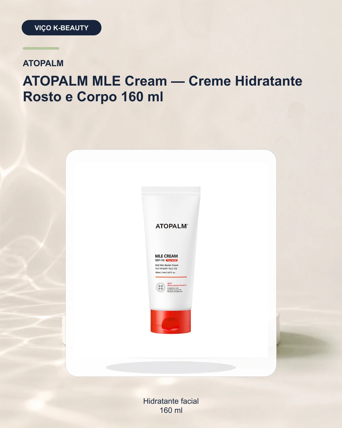 ATOPALM MLE Cream — Creme Hidratante Rosto e Corpo 160 ml