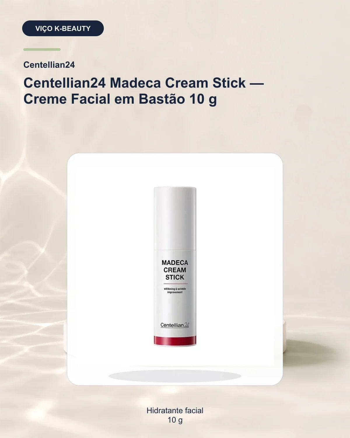 Centellian24 Madeca Cream Stick — Creme Facial em Bastão 10 g
