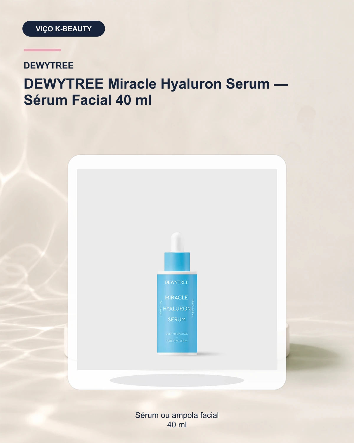 DEWYTREE Miracle Hyaluron Serum — Sérum Facial 40 ml