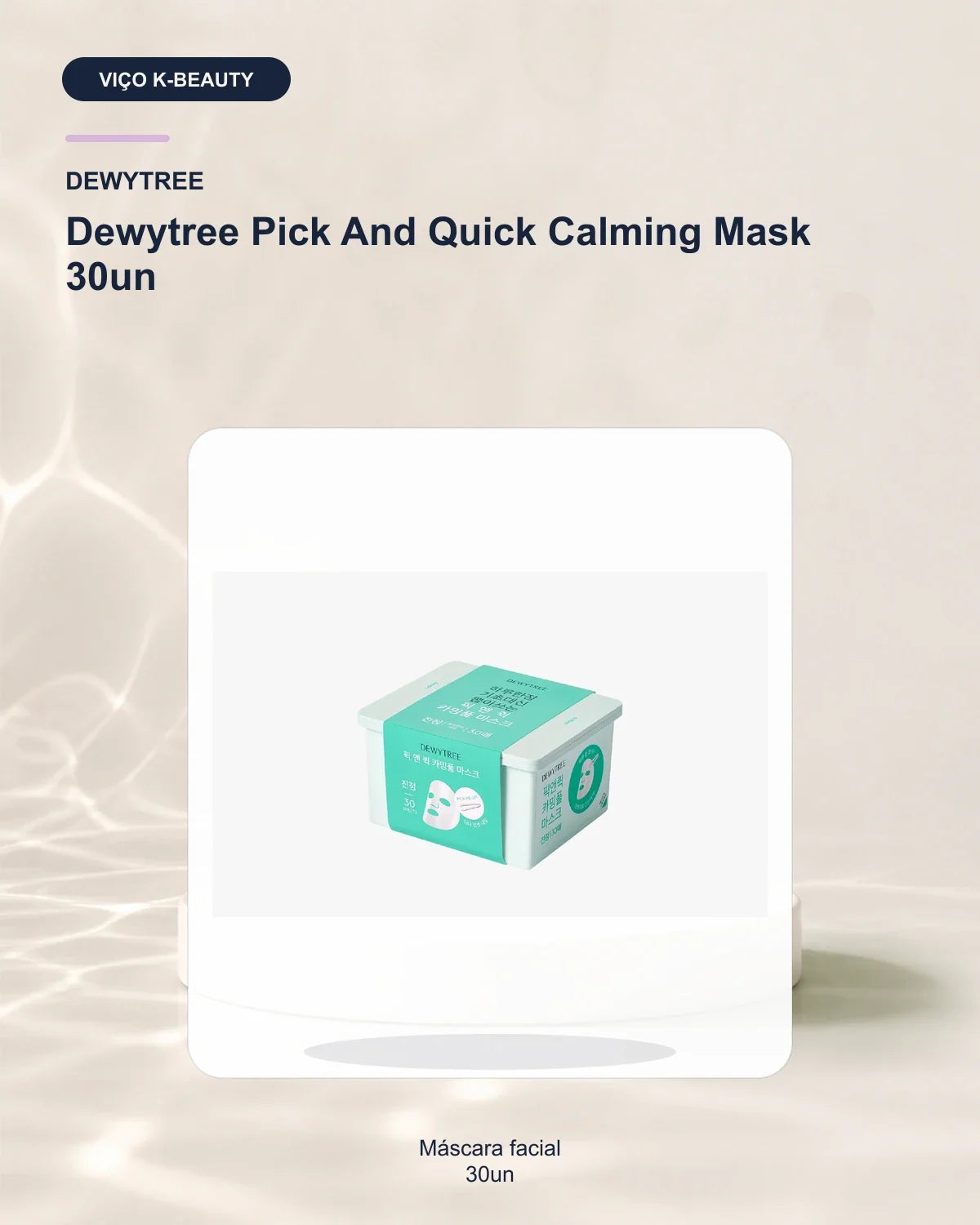 Dewytree Pick And Quick Calming Mask 30un