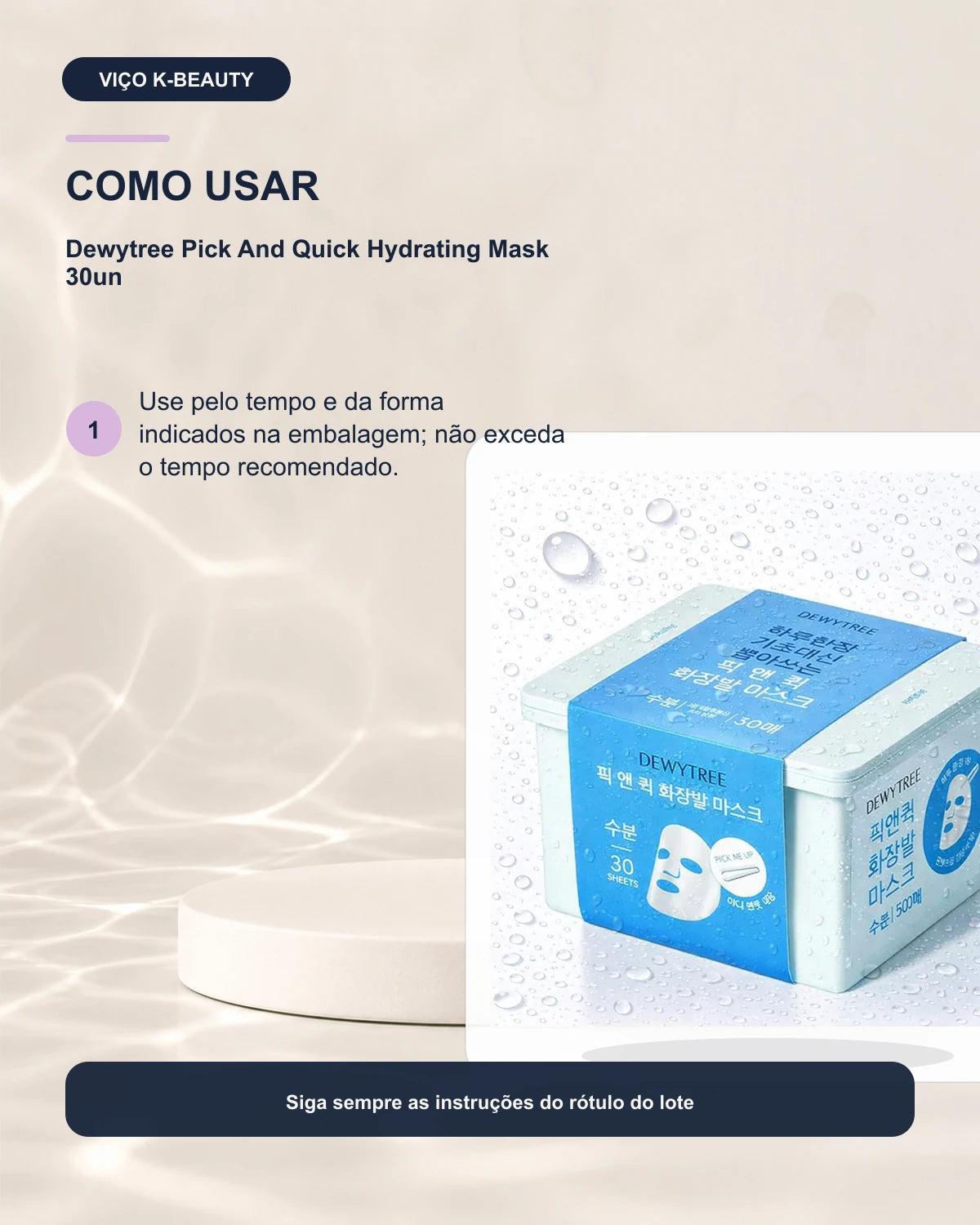 Dewytree Pick And Quick Hydrating Mask 30un