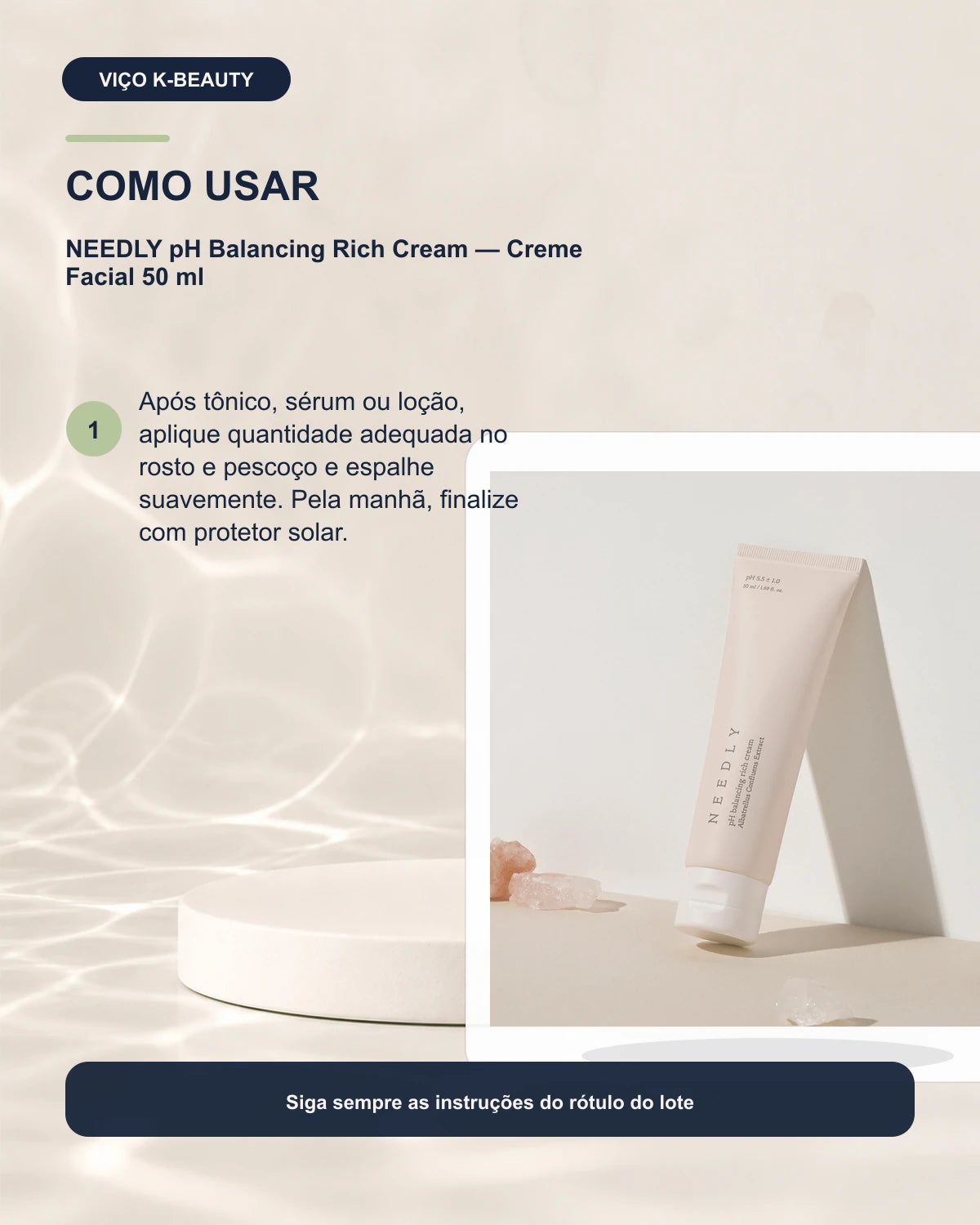 NEEDLY pH Balancing Rich Cream — Creme Facial 50 ml