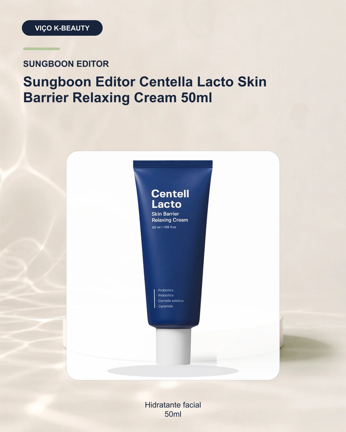 Sungboon Editor Centella Lacto Skin Barrier Relaxing Cream 50ml