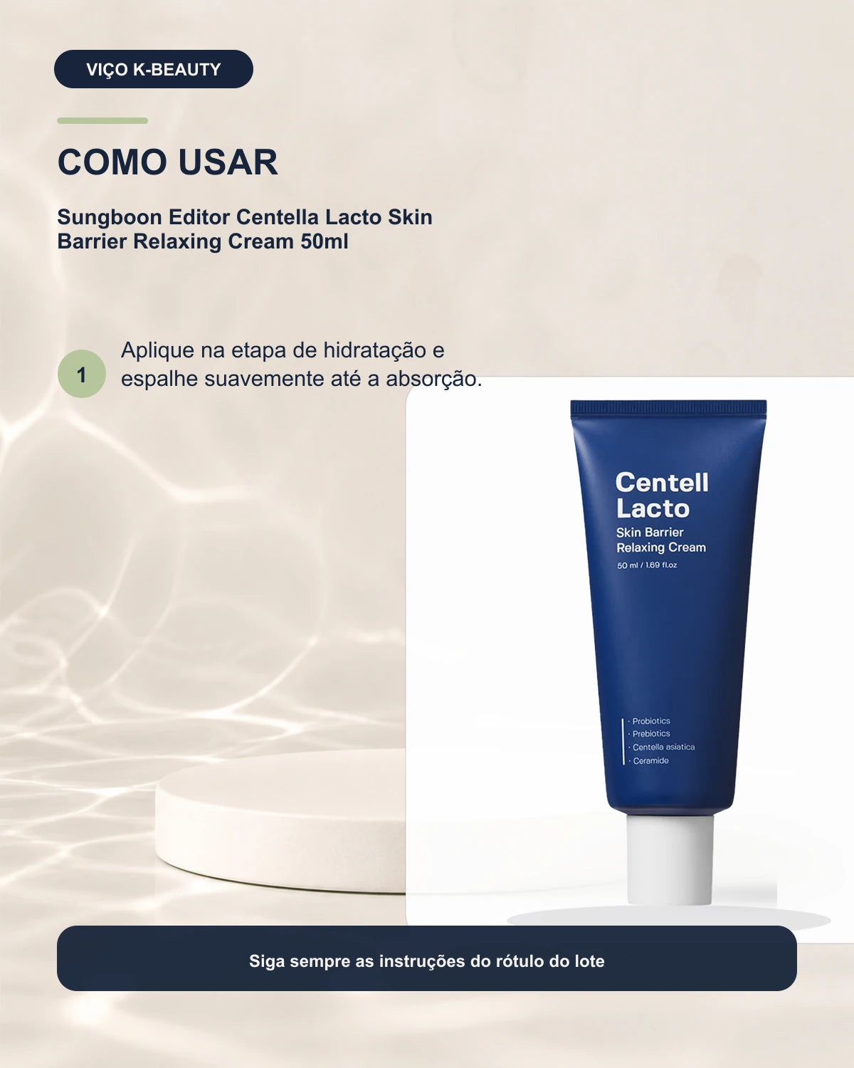 Sungboon Editor Centella Lacto Skin Barrier Relaxing Cream 50ml