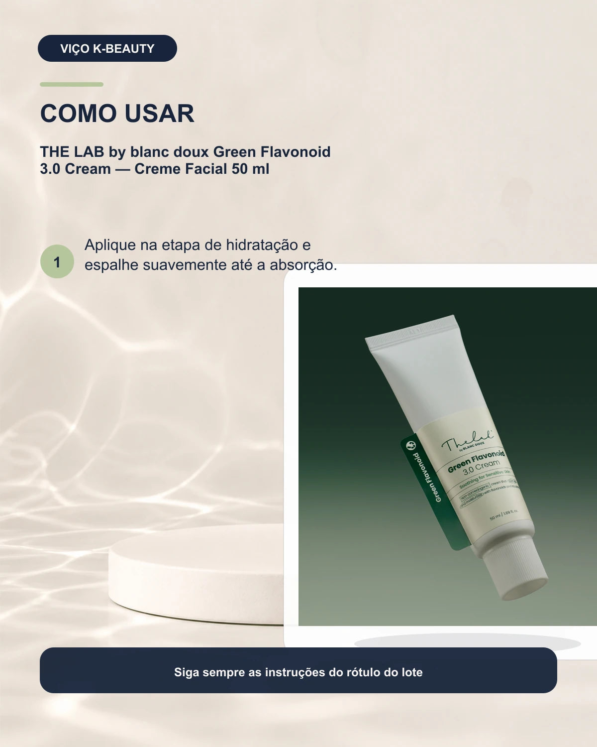 THE LAB by blanc doux Green Flavonoid 3.0 Cream — Creme Facial 50 ml