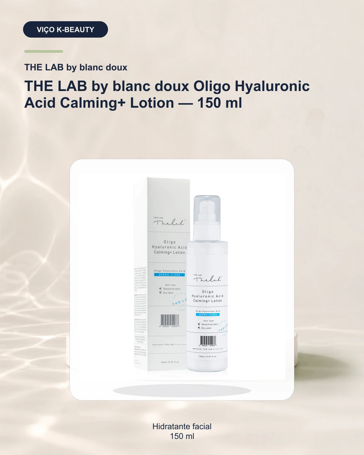 THE LAB by blanc doux Oligo Hyaluronic Acid Calming+ Lotion — 150 ml