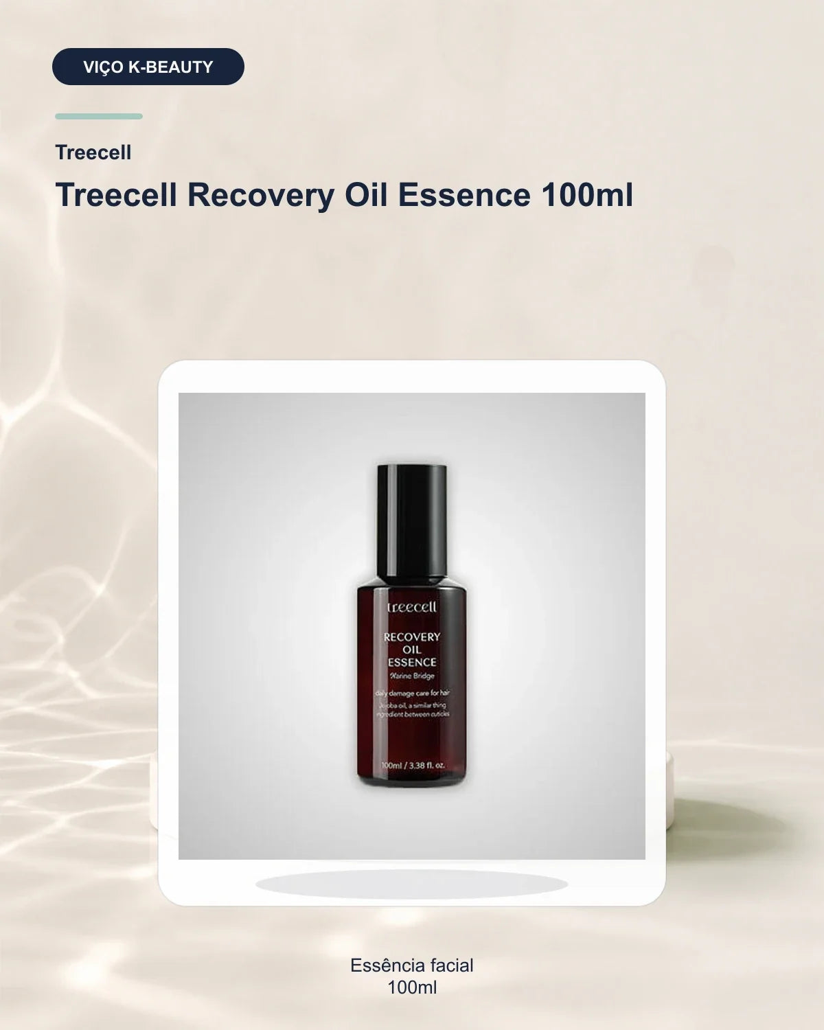Treecell Recovery Oil Essence AD — Óleo-essência capilar 100 ml